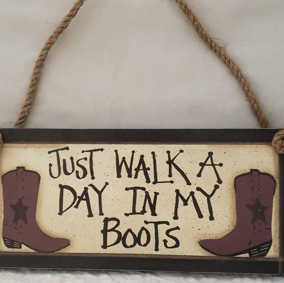 Wooden Sign on a Rope Rustic - Picture 2 of 3